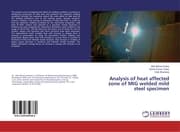Cover von Analysis of heat affected zone of MIG welded mild steel specimen
