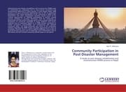Cover von Community Participation in Post Disaster Management