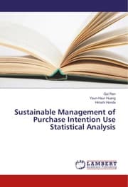 Cover von Sustainable Management of Purchase Intention Use Statistical Analysis