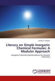 Cover von Literacy on Simple Inorganic Chemical Formulas: A Modular Approach