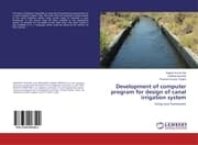 Cover von Development of computer program for design of canal irrigation system