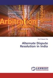 Cover von Alternate Dispute Resolution in India