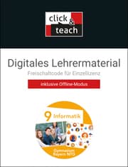 Cover von Informatik GY BY click & teach 9 NTG Box