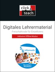 Cover von Informatik NRW click & teach 5/6 Box