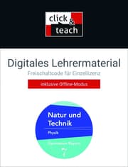 Cover von Natur und Technik click & teach 7 Box