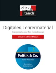 Cover von Politik & Co. NI click & teach 1 Box