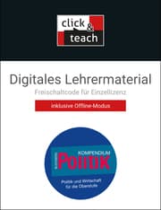 Cover von Kompendium Politik click & teach Box - neu