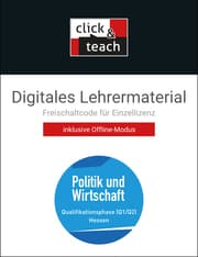 Cover von Politik u. Wirtschaft HE click & teach Q1/Q2 Box
