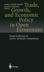 Cover von Trade, Growth, and Economic Policy in Open Economies
