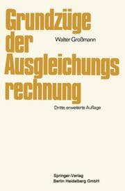 Cover von Grundzüge der Ausgleichungsrechnung