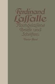 Cover von Lassalles Briefwechsel mit Gräfin Sophie von Hatzfeldt