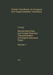 Cover von TYPIX Standardized Data and Crystal Chemical Characterization of Inorganic Structure Types