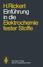 Cover von Einführung in die Elektrochemie fester Stoffe
