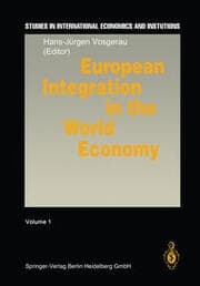 Cover von European Integration in the World Economy