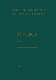 Cover von Sc, Y,La-Lu.Rare Earth Elements