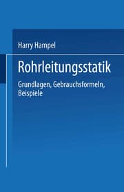 Cover von Rohrleitungsstatik