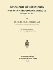 Cover von Geschichte des Deutschen Verbrennungsmotorenbaues