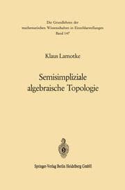 Cover von Semisimpliziale algebraische Topologie