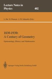 Cover von 1830-1930: A Century of Geometry