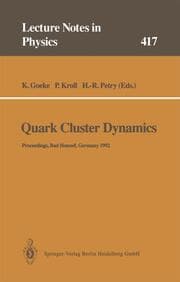 Cover von Quark Cluster Dynamics