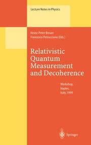 Cover von Relativistic Quantum Measurement and Decoherence