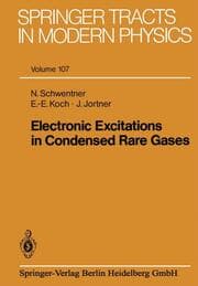 Cover von Electronic Excitations in Condensed Rare Gases