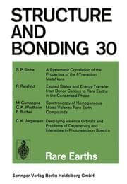 Cover von Structure and Bonding