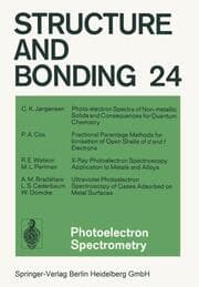 Cover von Photoelectron Spectrometry