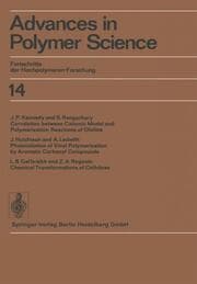 Cover von Advances in Polymer Science