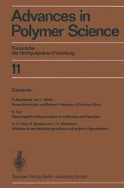Cover von Advances in Polymer Science