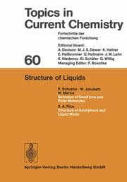 Cover von Structure of Liquids
