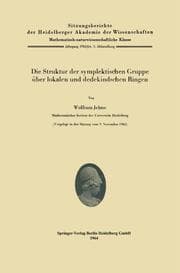 Cover von Die Struktur der symplektischen Gruppe über lokalen und dedekindschen Ringen