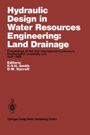 Cover von Hydraulic Design in Water Resources Engineering: Land Drainage