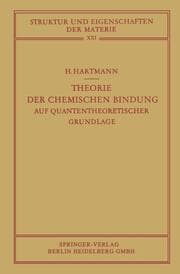 Cover von Theorie der Chemischen Bindung