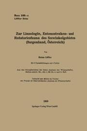 Cover von Zur Limnologie, Entomostraken- und Rotatorienfauna des Seewinkelgebietes (Burgenland, Österreich)
