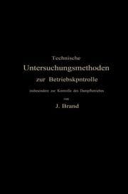 Cover von Technische Untersuchungsmethoden zur Betriebskontrolle