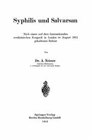 Cover von Syphilis und Salvarsan
