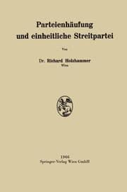 Cover von Parteienhäufung und einheitliche Streitpartei