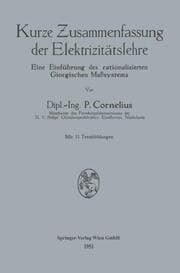 Cover von Kurze Zusammenfassung der Elektrizitätslehre