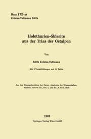 Cover von Holothurien-Sklerite aus der Trias der Ostalpen
