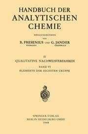 Cover von Elemente der Sechsten Gruppe