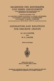 Cover von Generators and Relations for Discrete Groups