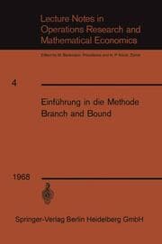Cover von Einführung in die Methode Branch and Bound