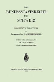 Cover von Das Bundesstaatsrecht der Schweiz