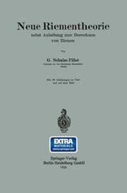 Cover von Neue Riementheorie