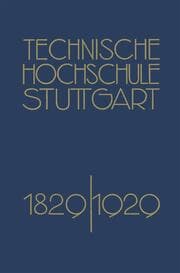 Cover von Festschrift der Technischen Hochschule Stuttgart