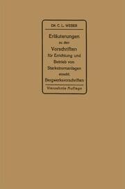 Cover von Erläuterungen zu den Vorschriften für die Errichtung und den Betrieb elektrischer Starkstromanlagen
