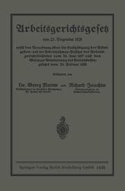 Cover von Arbeitsgerichtsgesetz