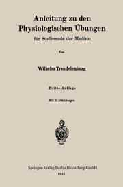 Cover von Anleitung zu den Physiologischen Übungen für Studierende der Medizin