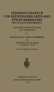 Cover von Verordnungsbuch und Diätetischer Leitfaden für Zuckerkranke mit 172 Kochvorschriften